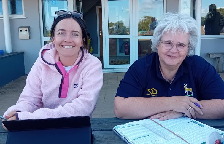 Scorers - Alys Jones (Whitland) and Helen Hodges (Lamphey)